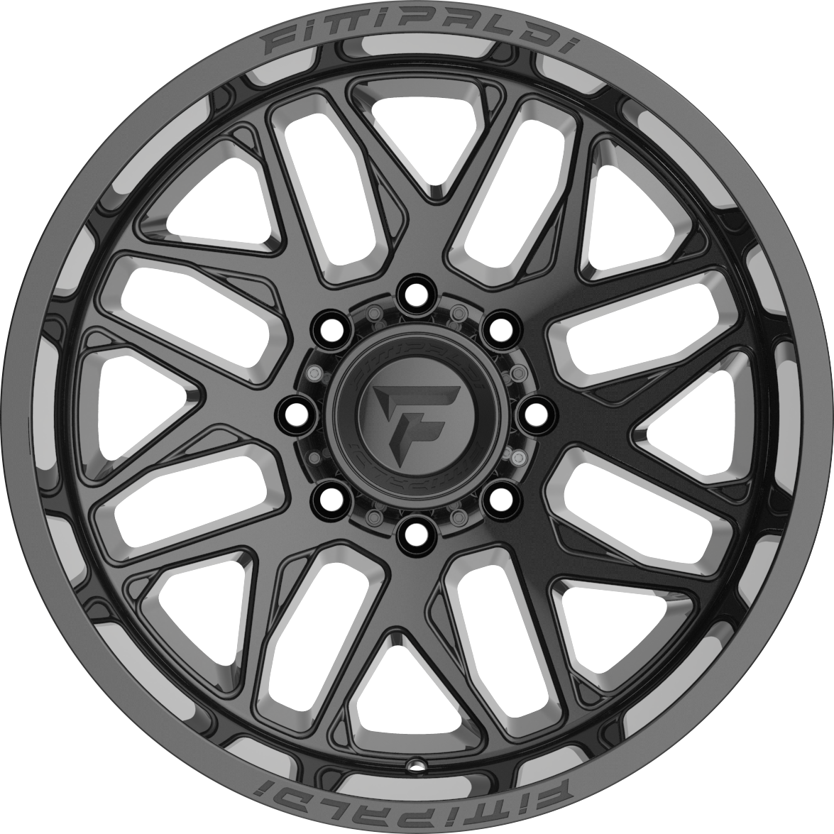 Fittipaldi FA19 Gloss Black 22x12 -44 8x170mm 125.2mm - Wheelwiz