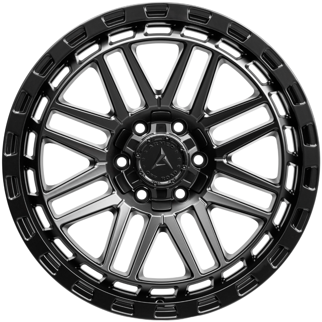 Armed Wheels Tank Full Matte Black 17x9 0 6x135mm 108.1mm - Wheelwiz
