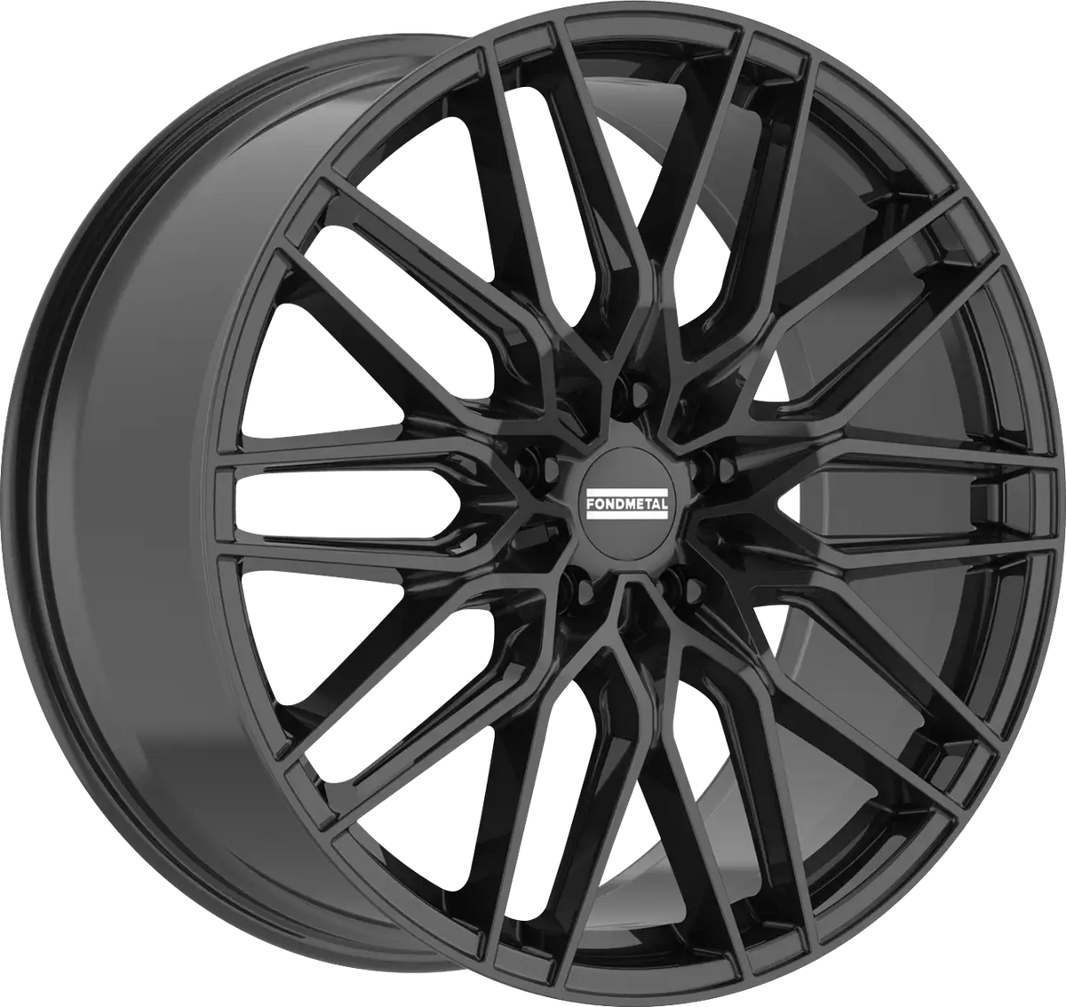 Fondmetal Cratos Gloss Black 22x11.5 +41 5x112mm 66.5mm - Wheelwiz