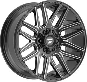 Fittipaldi FA14BM Gloss Black Milled 22x10 -19 6x135|6x139.7mm 106.2mm