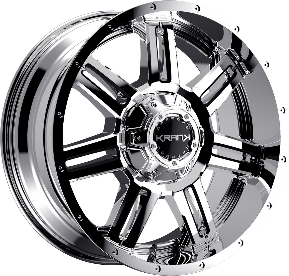 Krank Force Chrome 20x9 +18 8x170mm 125.1mm - Wheelwiz