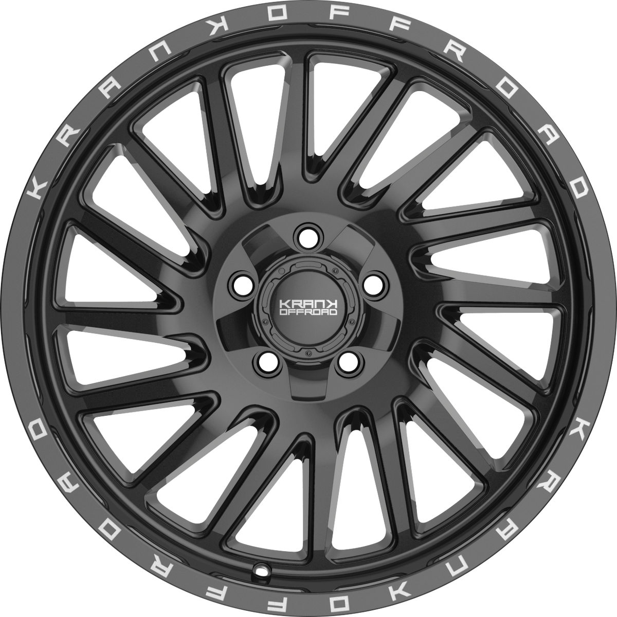 Krank Coil Gloss Black 20x9 0 5x127|5x139.7mm 77.8mm - Wheelwiz