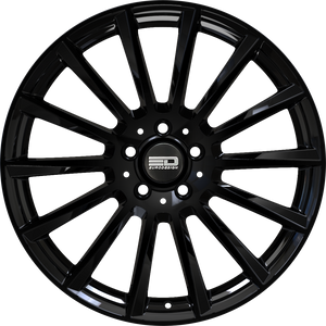 Euro Design Sacco Gloss Black 19x8.5 +35 5x112mm 66.6mm - Wheelwiz