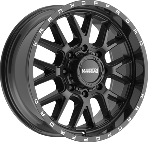 Krank Fuse Gloss Black 20x9 +18 8x180mm 124.4mm - Wheelwiz