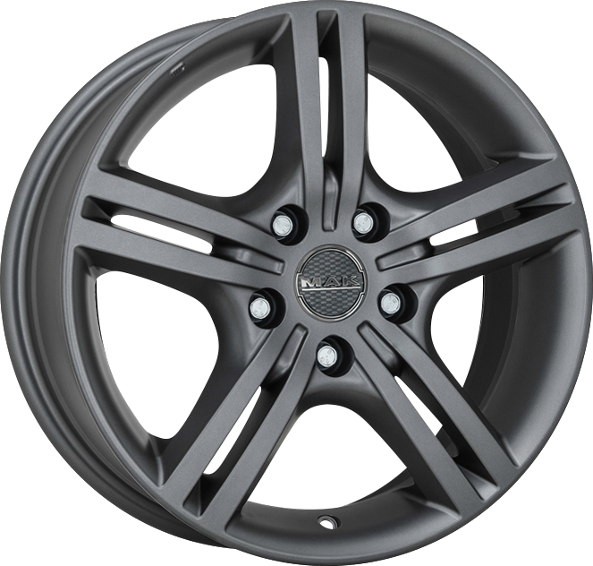 MAK VELOCE L Matte Titan 16x6.5 +48 5x100mm 56.1mm - Wheelwiz