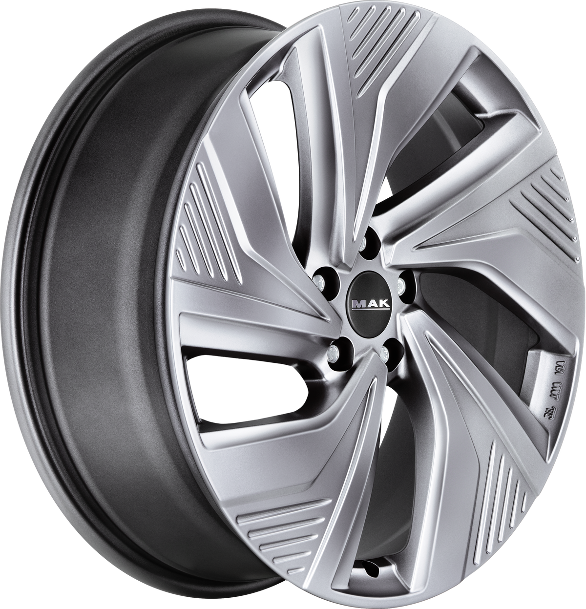 MAK Electra Matte Titanium 19x7.5 +49.5 5x114.3mm 67.1mm - Wheelwiz