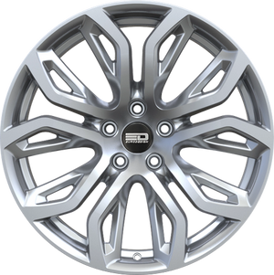 Euro Design Tillman Hyper Silver 20x10 +40 5x120mm 74.1mm - WheelWiz