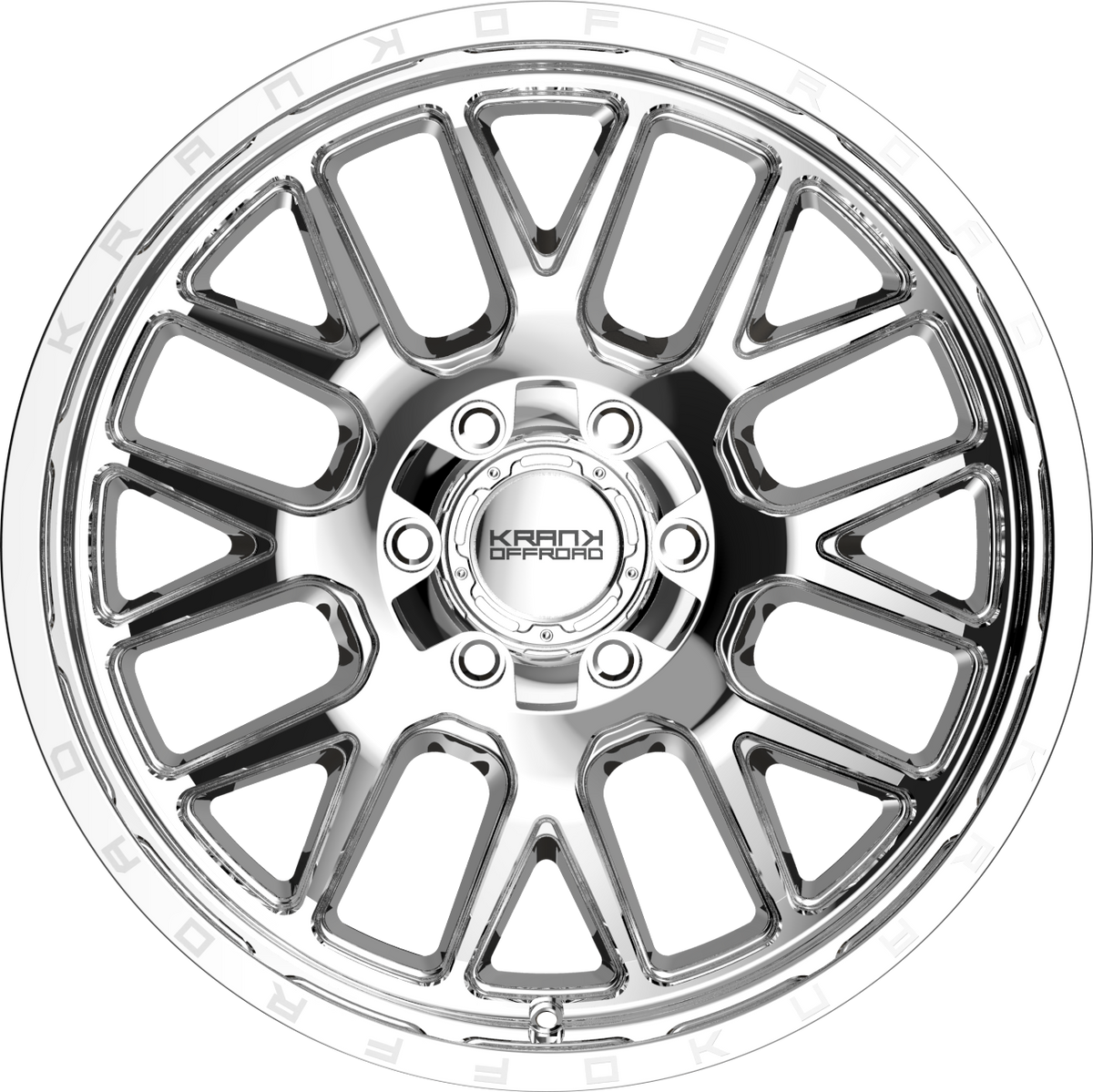 Krank Fuse Chrome 20x9 +10 6x135|6x139.7mm 108mm - Wheelwiz