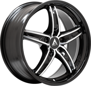 Armed Wheels Boss Black Machined Face Black Lip 19x8.5 +35 5x113mm 74.1mm - Wheelwiz