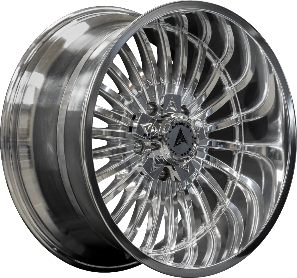 Armed Wheels Force Full Polished 20x9 0 8x165.1mm 125.1mm - Wheelwiz