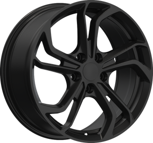YKW Replica JA4 Gloss Black 17x7.5 +35 5x114.3mm 67.1mm - Wheelwiz