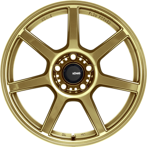 Konig Ultraform Gold 18x10.5 +25 5x114.3mm 73.1mm - Wheelwiz