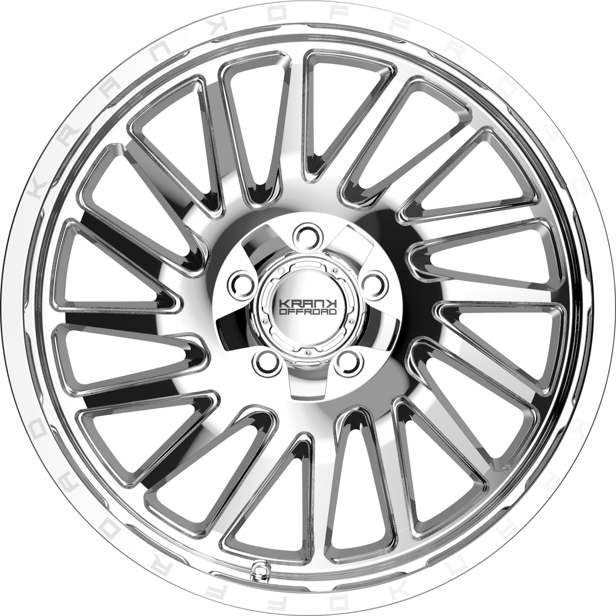 Krank Coil Chrome 20x9 +10 5x127|5x139.7mm 77.8mm - Wheelwiz