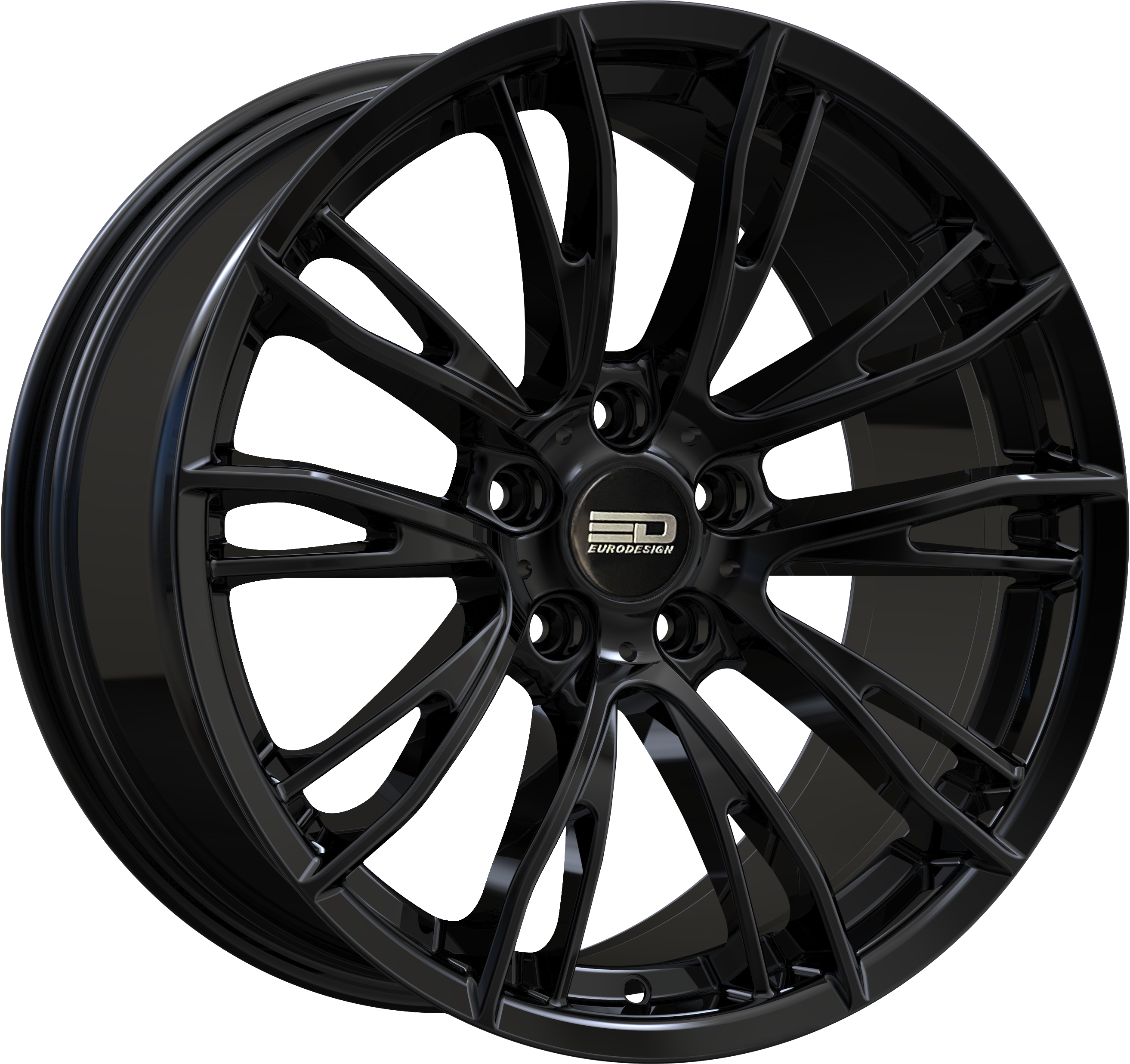 Euro Design Venice Gloss Black 18x8 +20 5x120mm 74.1mm– Wheelwiz Euro Design Venice Gloss Black 18x8 +20 5x120mm 74.1mm– Wheelwiz
