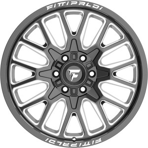 Fittipaldi FA18BM Gloss Black Milled 22x12 -44 8x170mm 125.2mm