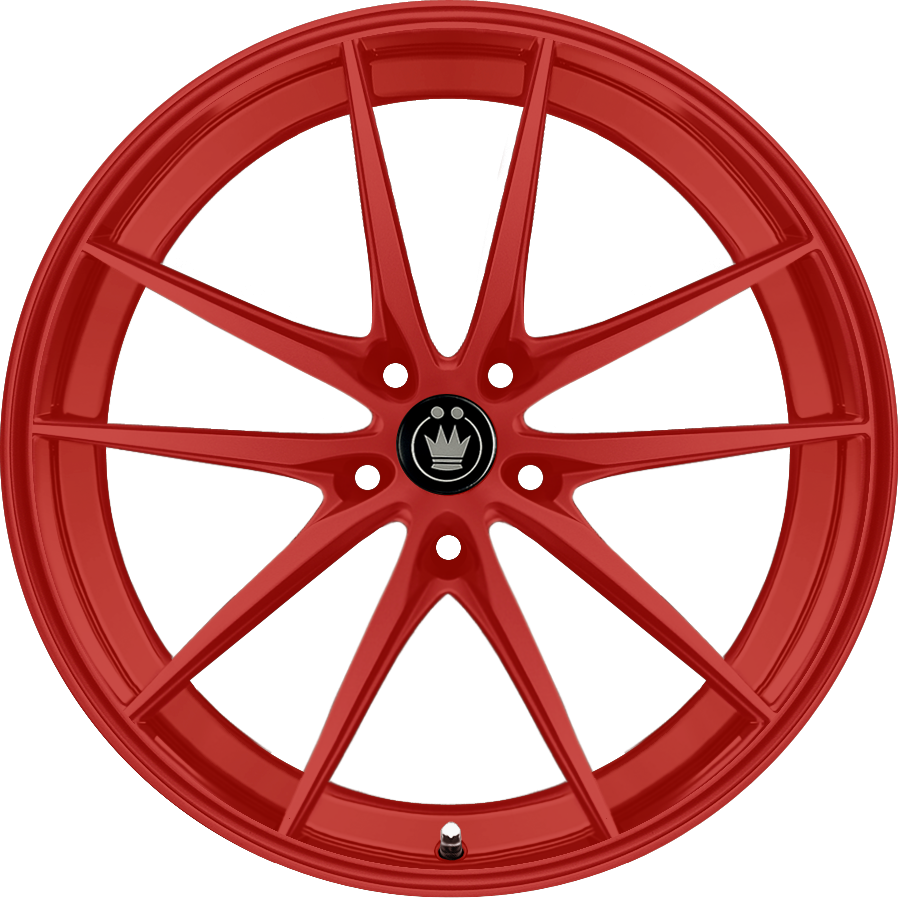 Konig Oversteer Gloss Red 18x9 +22 5x114.3mm 73.1mm - Wheelwiz