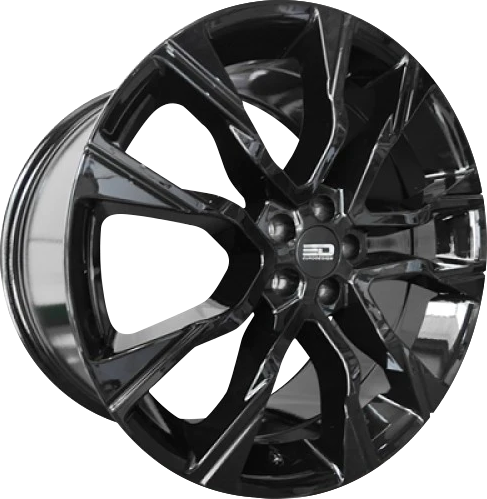 Euro Design RR9 Gloss Black 20x9 +40 5x108mm 63.4mm - Wheelwiz