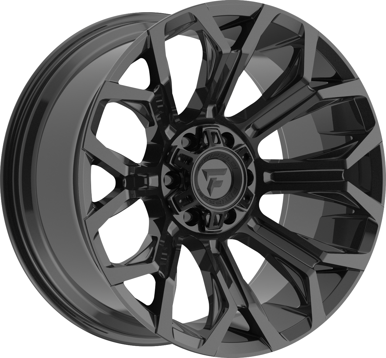 Fittipaldi FA21B Gloss Black 20x10 -19 8x170mm 125.2mm - Wheelwiz