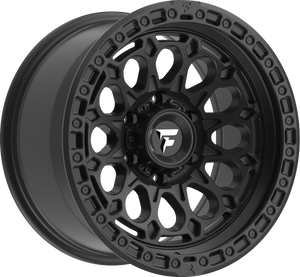 Fittipaldi FT101SB Satin Black 17x9 -12 6x139.7mm 106.2mm - Wheelwiz