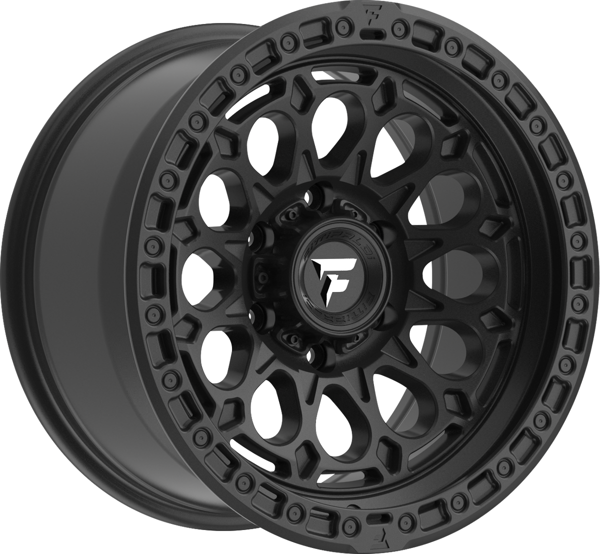 Fittipaldi FT101SB Satin Black 20x9 0 6x139.7mm 106.2mm - Wheelwiz