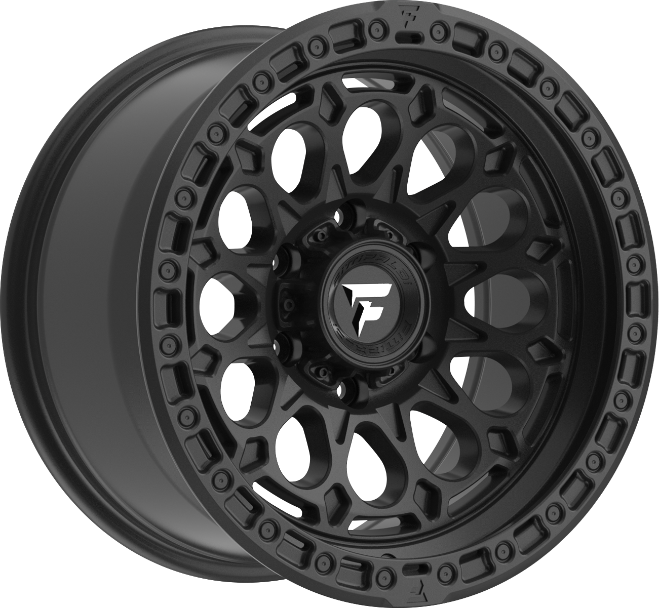 Fittipaldi FT101SB Satin Black 20x9 0 6x139.7mm 106.2mm - Wheelwiz