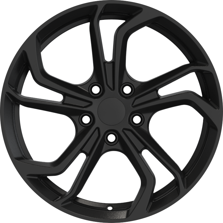 YKW Replica JA4 Gloss Black 17x7.5 +35 5x114.3mm 67.1mm - Wheelwiz