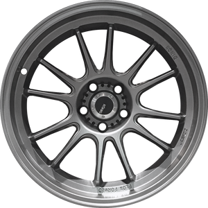 Konig Hypergram Matte Grey 17x8 +40 4x108mm 73.1mm - WheelWiz