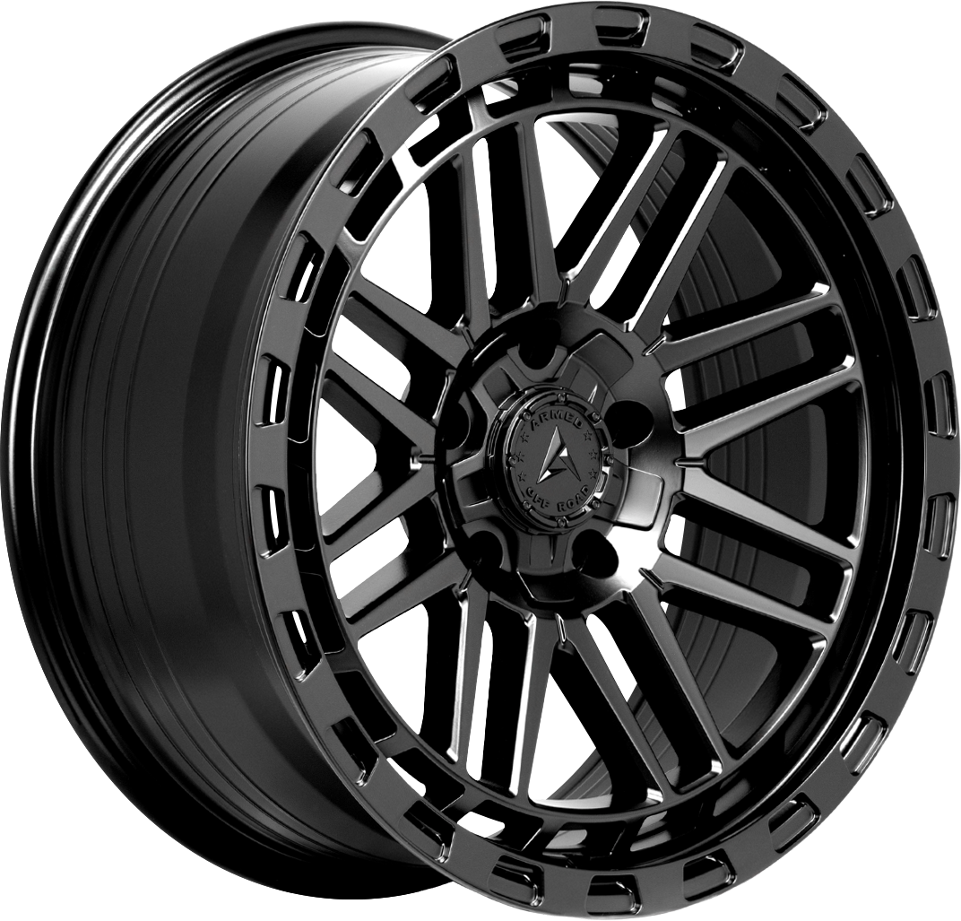 Armed Wheels Tank Full Matte Black 17x9 +25 5x113mm 78.1mm - Wheelwiz