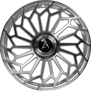 Armed Wheels Cartel Silver Machined 22x9 +25 Custom 87.1mm