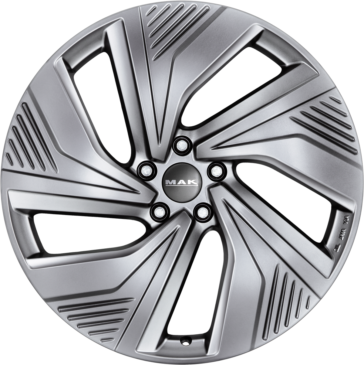 MAK Electra Matte Titanium 20x7.5 +44 5x112mm 57.1mm - Wheelwiz