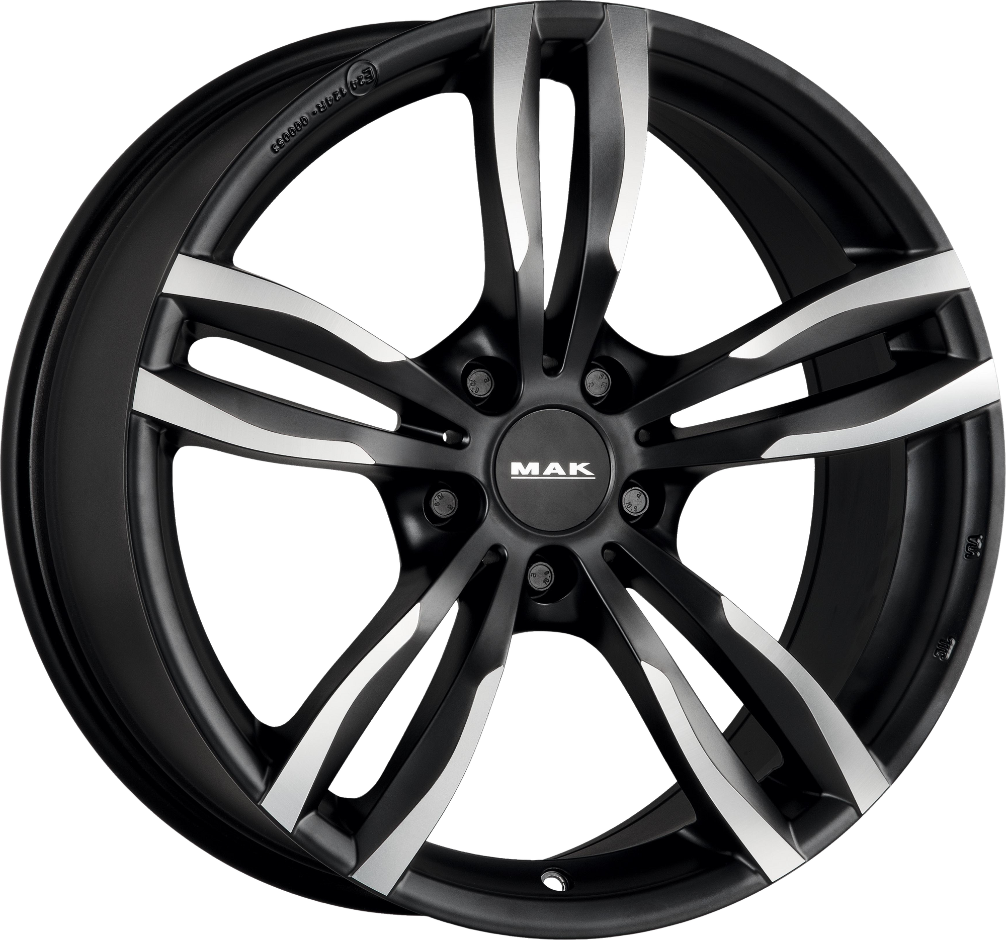 MAK Luft W Ice Black 17x7.5 +37 5x120mm 72.6mm