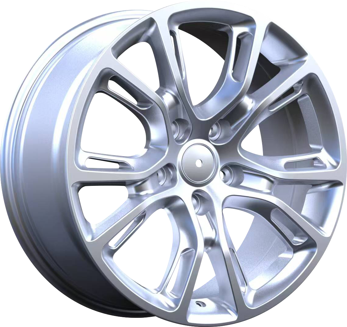YKW Replica MF6 Silver 18x8 +34 5x127mm 71.56mm - Wheelwiz