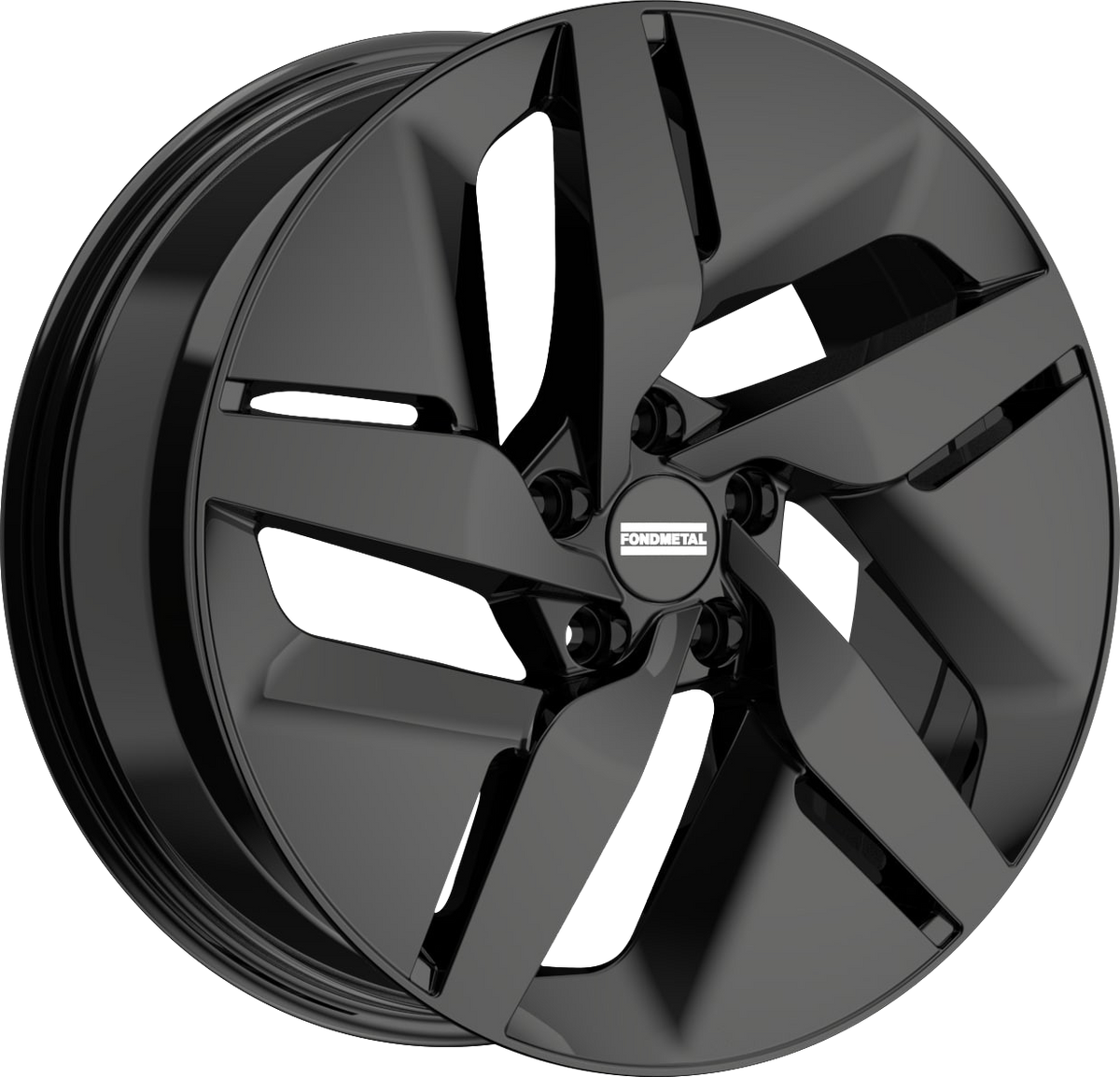 Fondmetal E-Joule Gloss Black 19x9.5 +45 5x114.3mm 64.1mm - Wheelwiz
