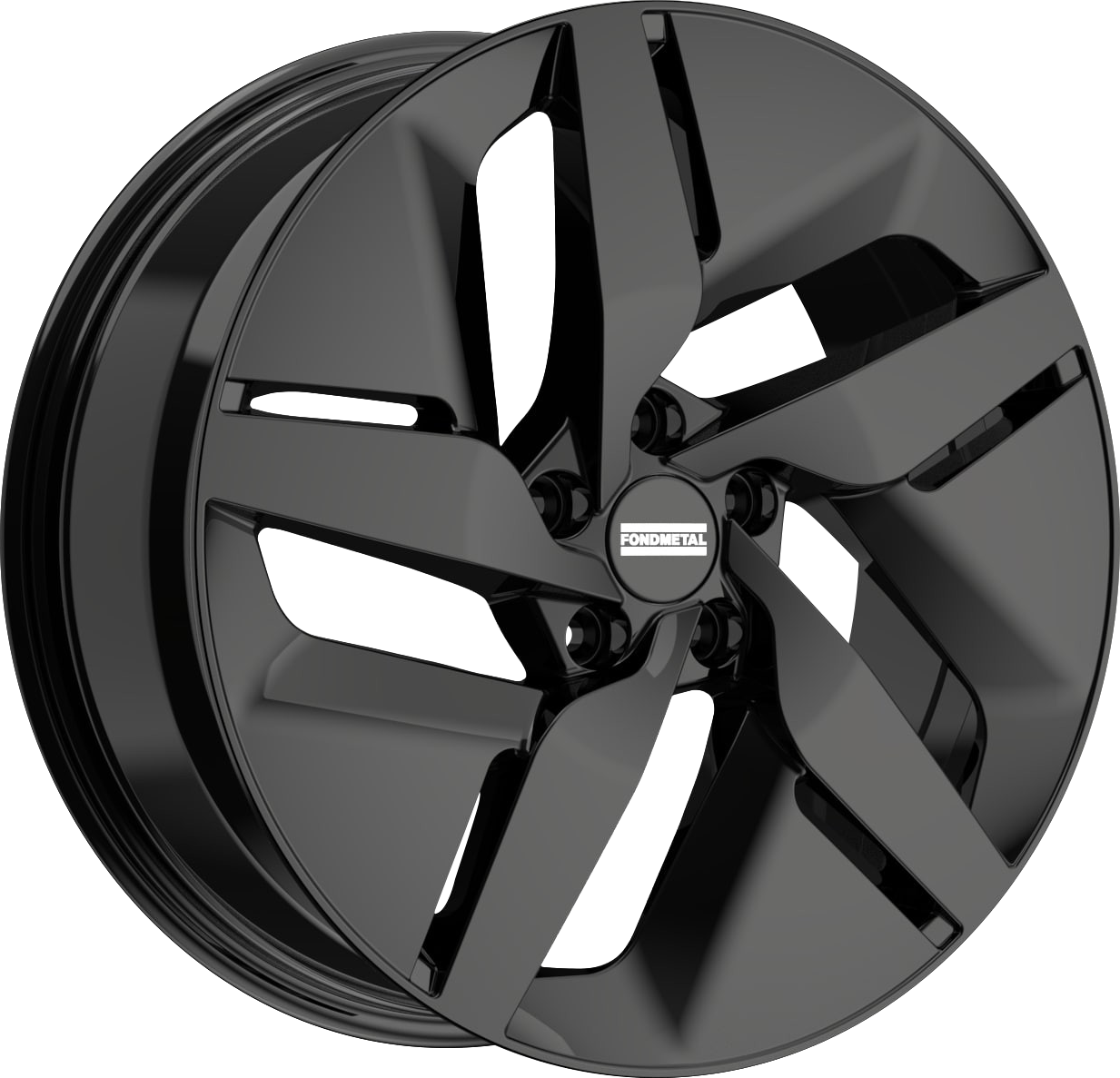 Fondmetal E-Joule Gloss Black 19x9.5 +45 5x114.3mm 64.1mm - Wheelwiz