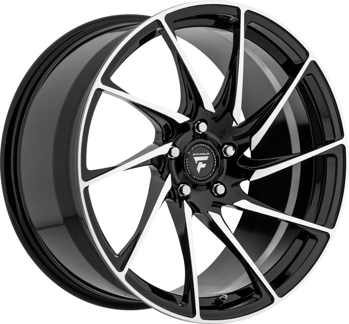 Fittipaldi FSF05 Black Machined 20x9 +35 5x112mm 57.1mm - WheelWiz
