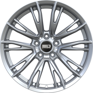 Euro Design Venice Silver 19x8.5 +35 5x112mm 66.7mm - WheelWiz