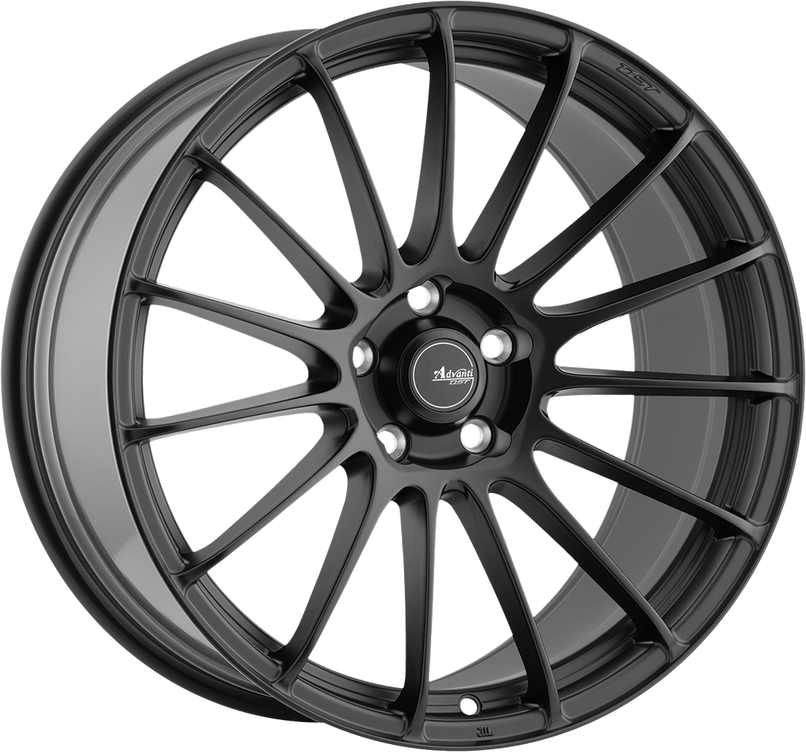 Advanti Inizio Matte Black 18x8.5 +43 5x112mm 66.6mm - Wheelwiz