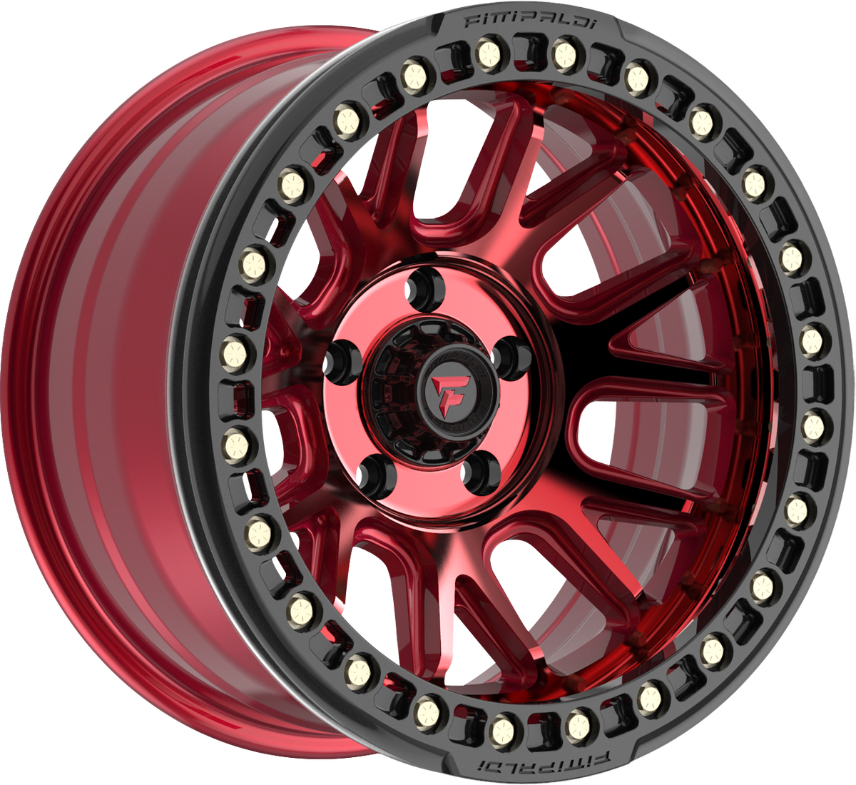 Fittipaldi FB151R Metallic Red 17x9 -38 5x127mm 71.5mm - Wheelwiz