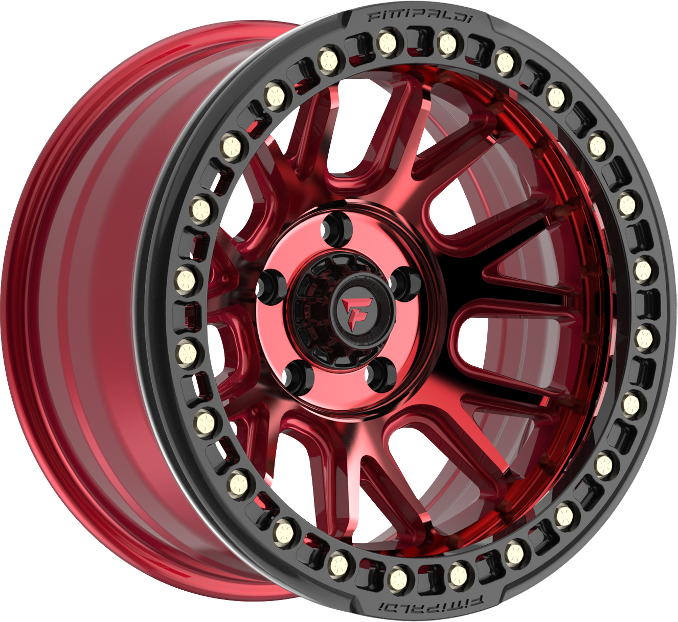 Fittipaldi FB151R Metallic Red 17x9 -38 6x139.7mm 106.2mm - Wheelwiz