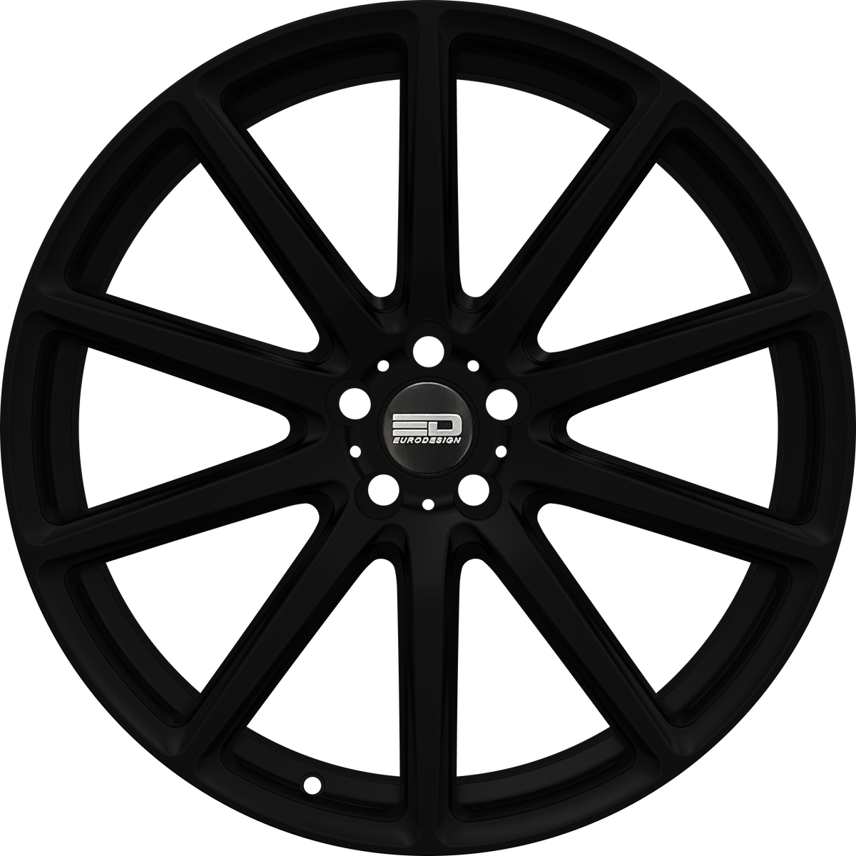 Euro Design Legend Matte Black 18x8 +35 5x114.3mm 64.1mm - Wheelwiz