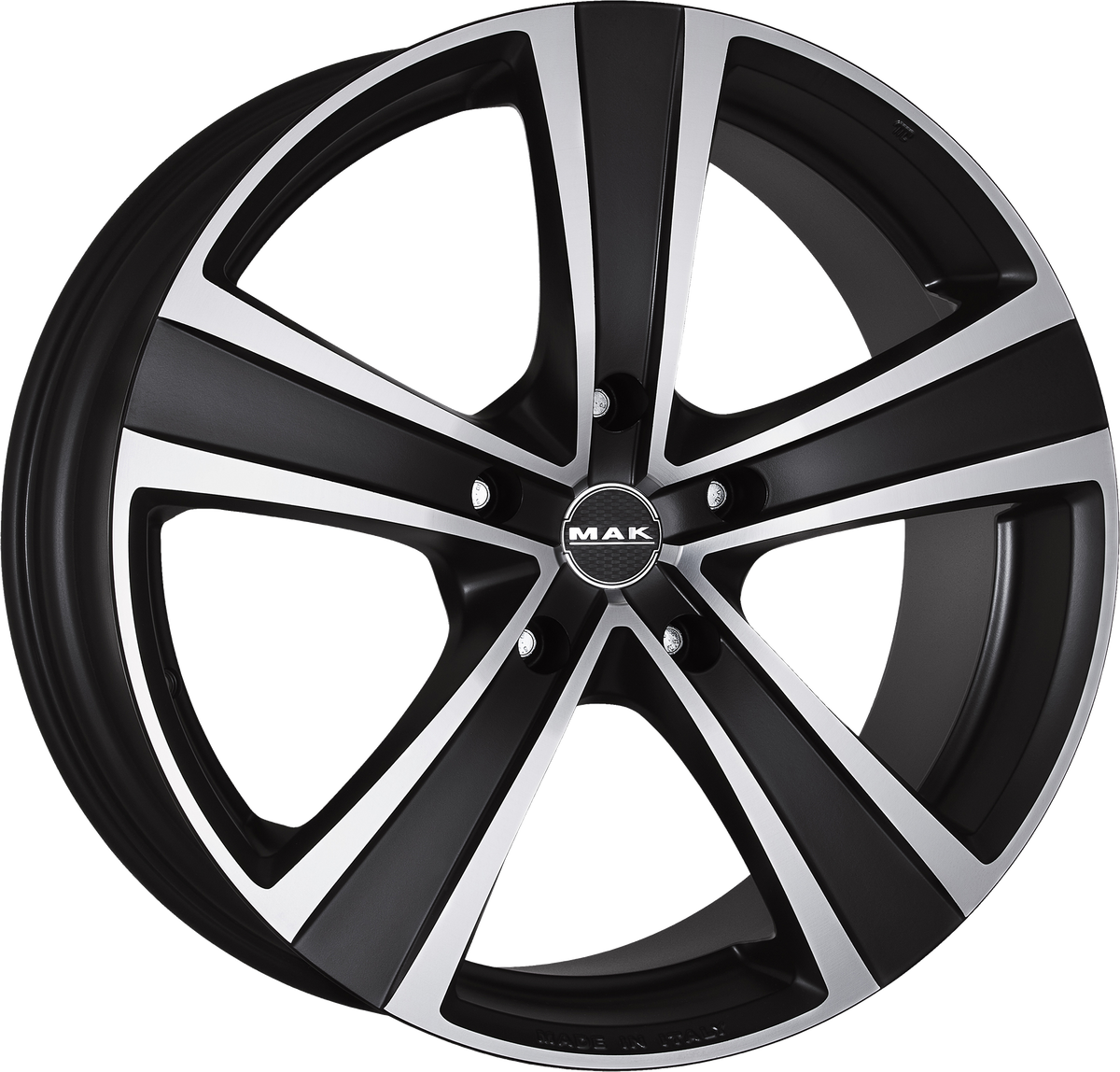 MAK FUOCO Ice Black 18x8 +40 5x130mm 84.1mm - Wheelwiz