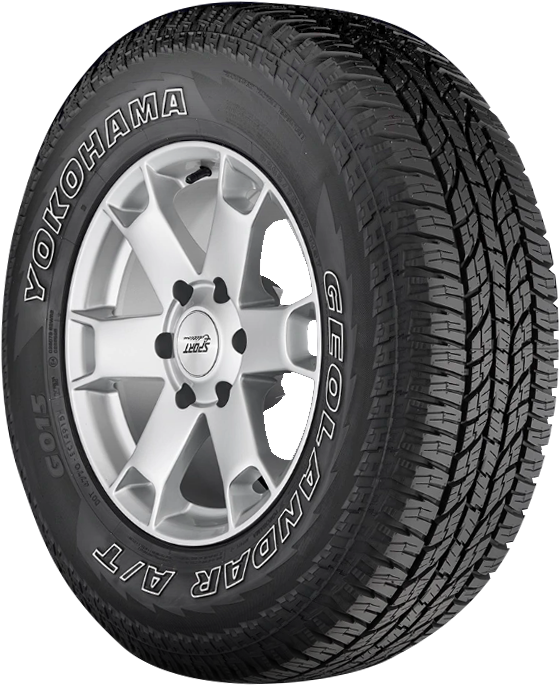 Yokohama GEOLANDAR A/T G015 LT285/75R17 121/118S E/10 OWL - Wheelwiz