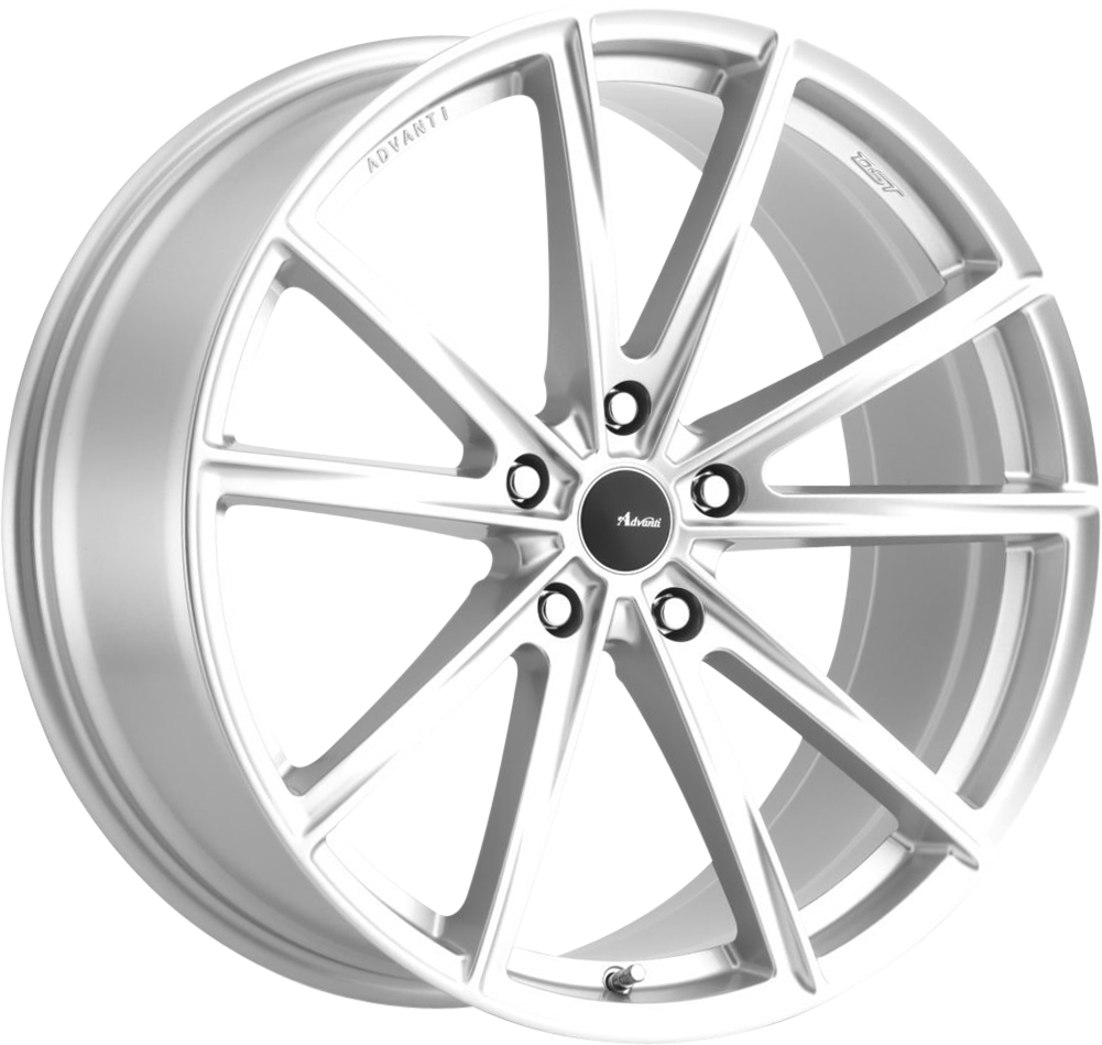 Advanti Torcere Flash Silver 20x10 +35 5x114.3mm 73.1mm - Wheelwiz