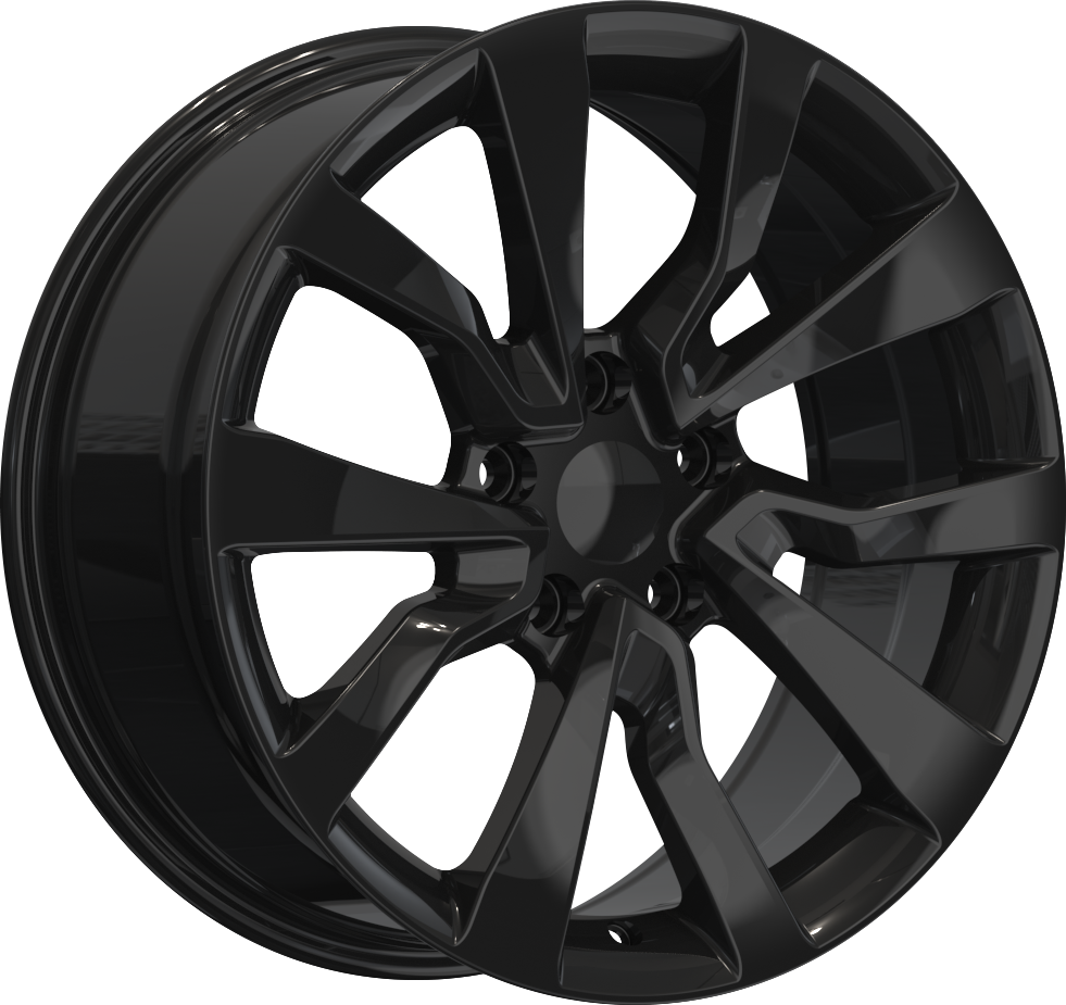 YKW Replica MF23 Gloss Black 18x8 +35 5x114.3mm 64.1mm - Wheelwiz