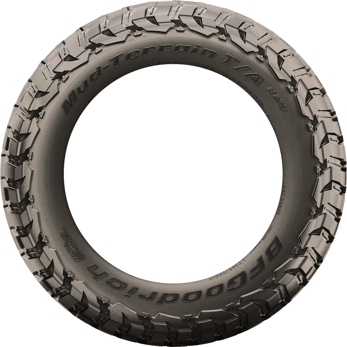 BFGoodrich Mud-Terrain T/A KM3 LT265/70R16 121/118Q E/10 RBL