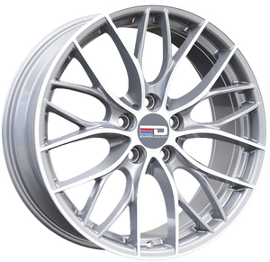 Euro Design Camillo - EFS Silver 18x8 +35 5x100|5x105|5x110|5x112|5x115|5x118|5x108|5x114.3|5x98mm 72.6mm - Wheelwiz