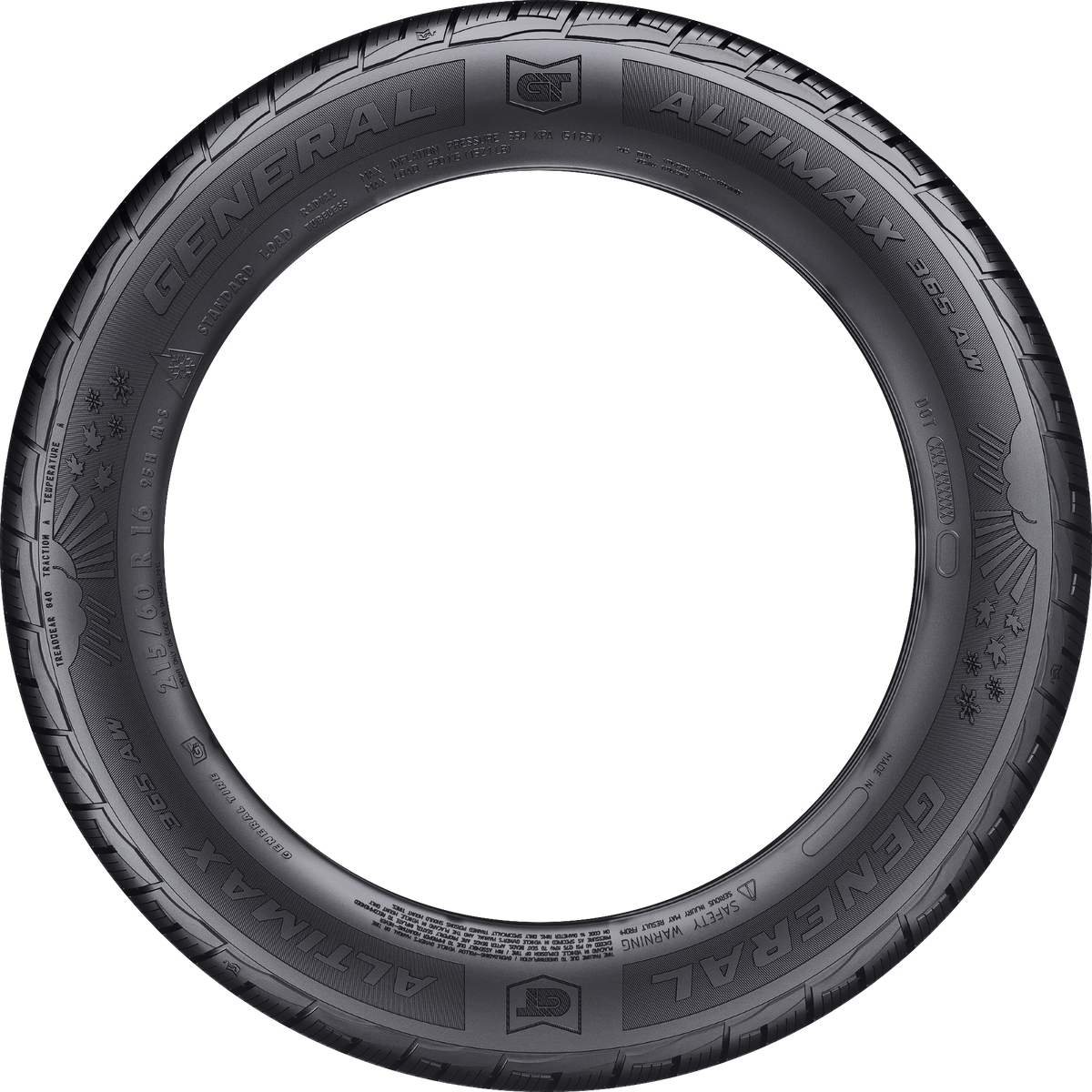 General Tire AltiMAX 365AW 215/55R17 94V - Wheelwiz