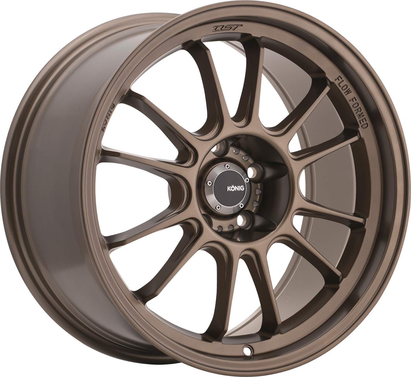 Konig Hypergram Race Bronze 17x8 +45 5x112mm 66.56mm - WheelWiz