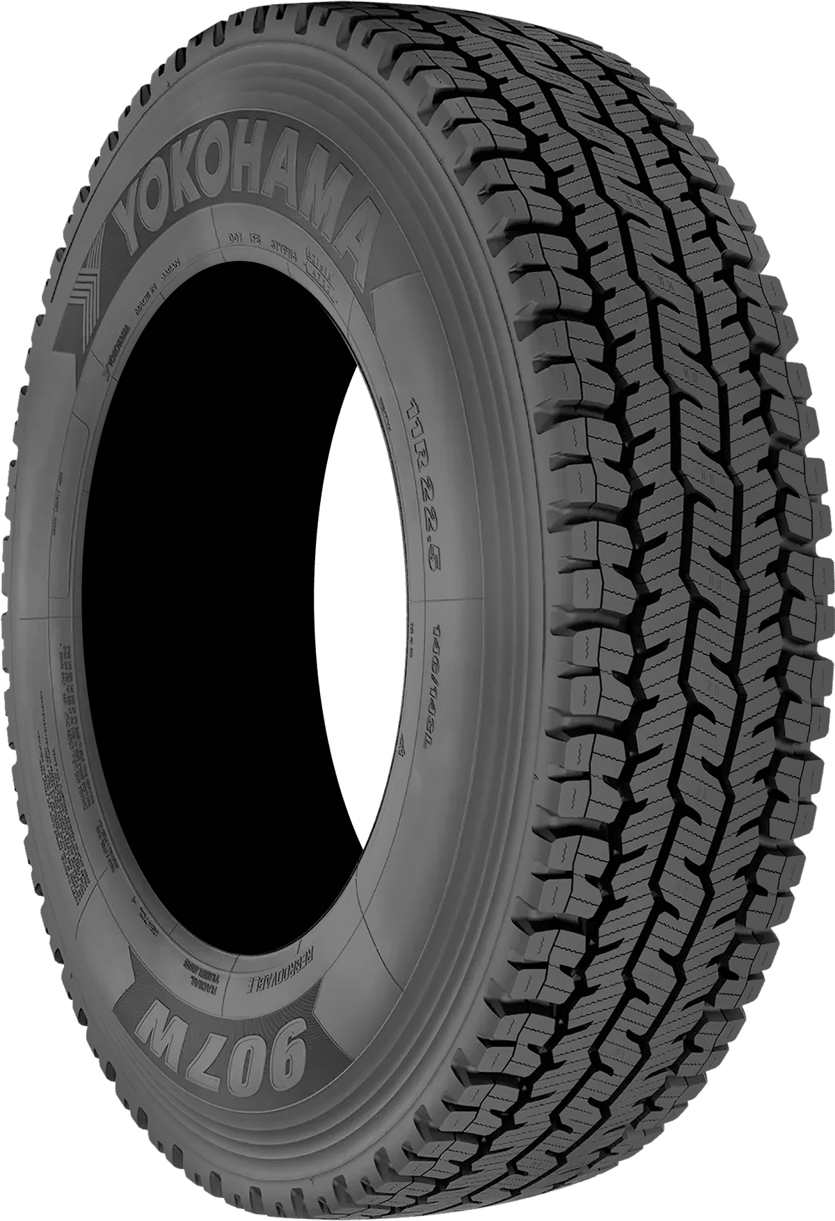 Yokohama 907W 295/75R22.5 - Wheelwiz