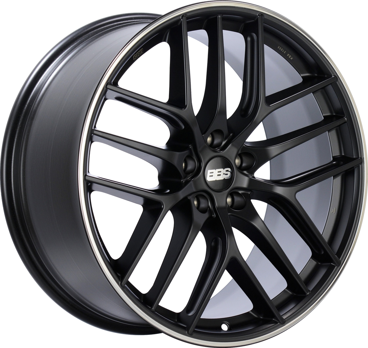 BBS CC-R BLACK w/STAINLESS LIP 19x9 CUSTOM 5x120mm - Wheelwiz